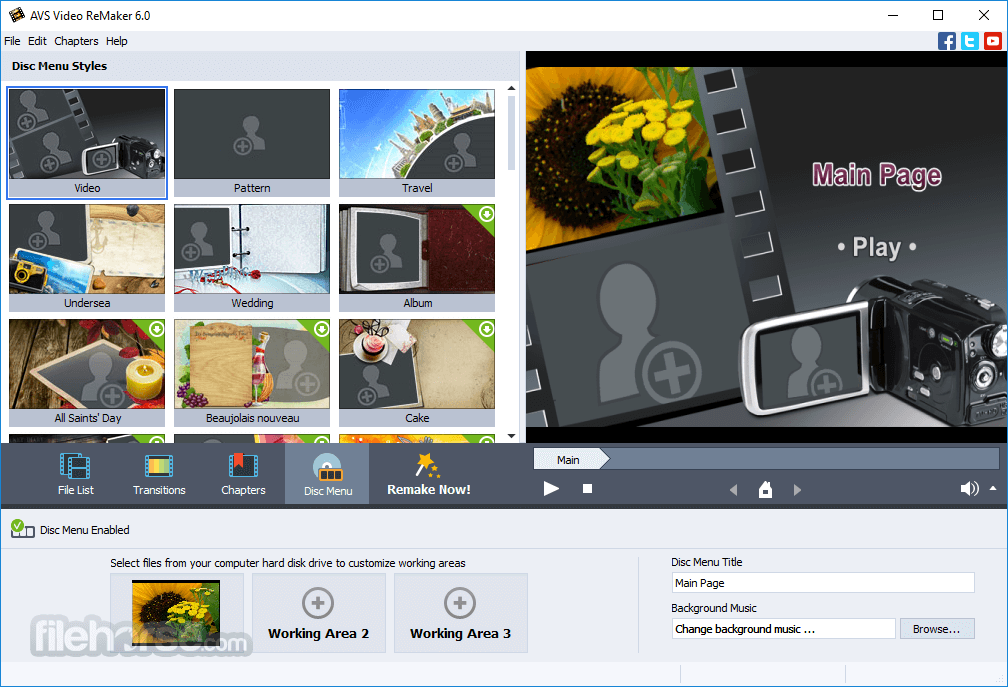 AVS Video ReMaker 畫面截圖 2