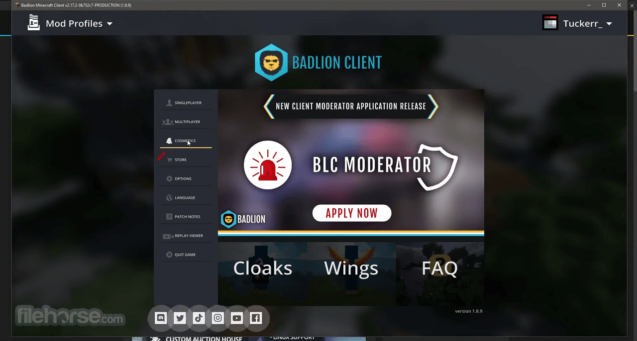 Badlion Client 畫面截圖 3