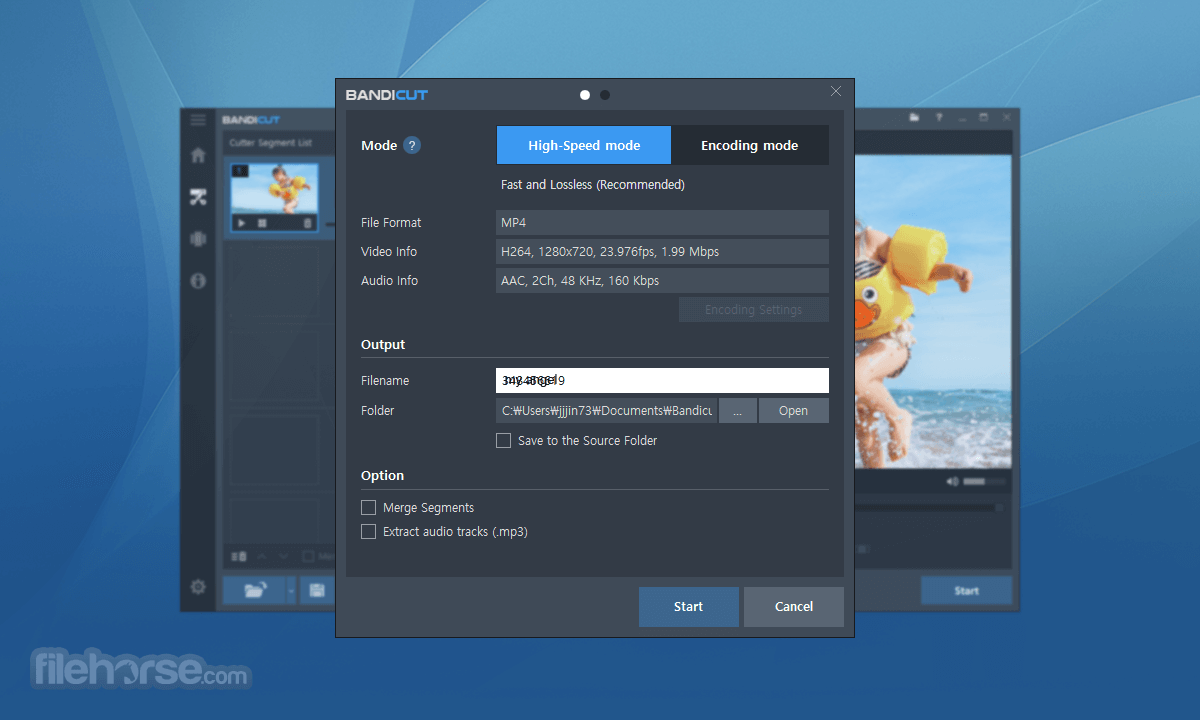 Bandicut Video Cutter 畫面截圖 4