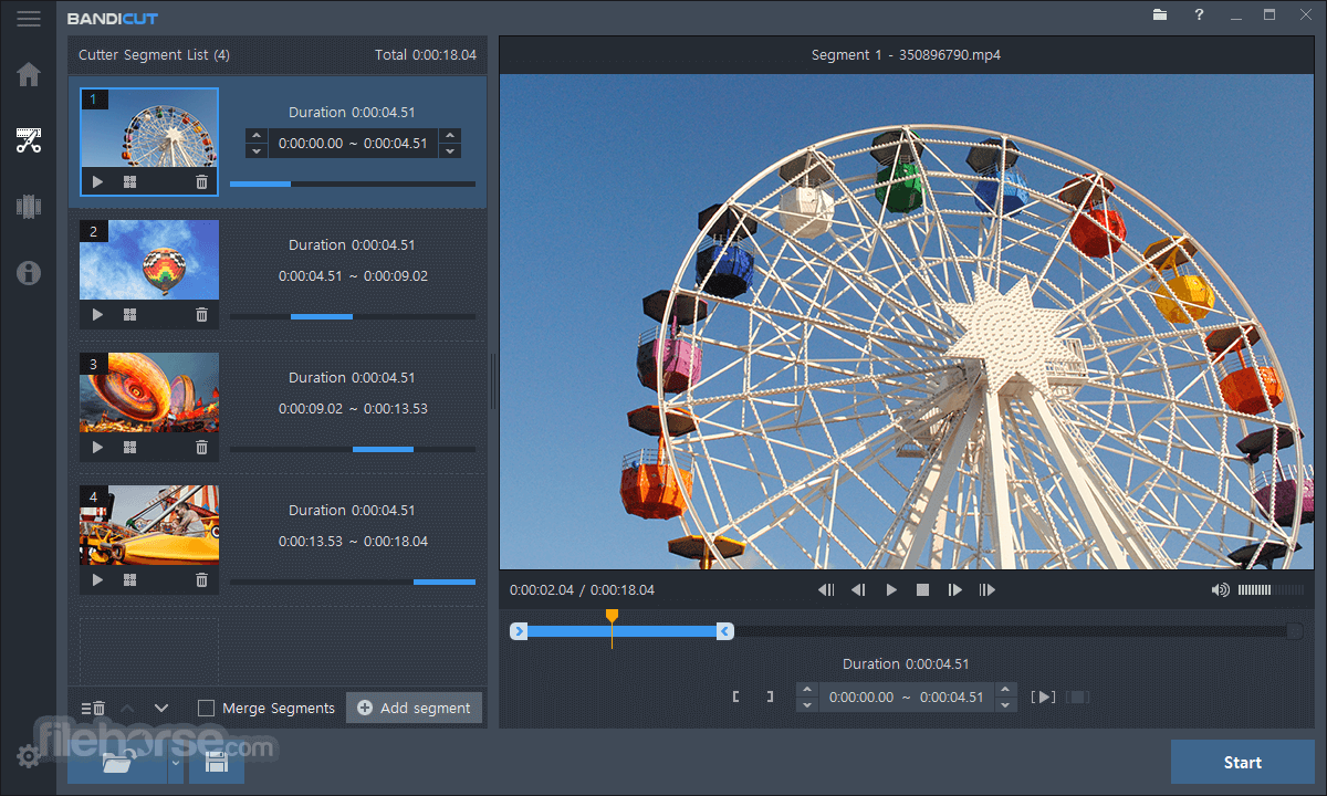 Bandicut Video Cutter 畫面截圖 5