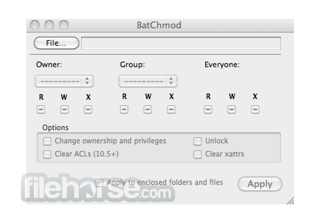 BatChmod 1.7 Beta 畫面截圖 1