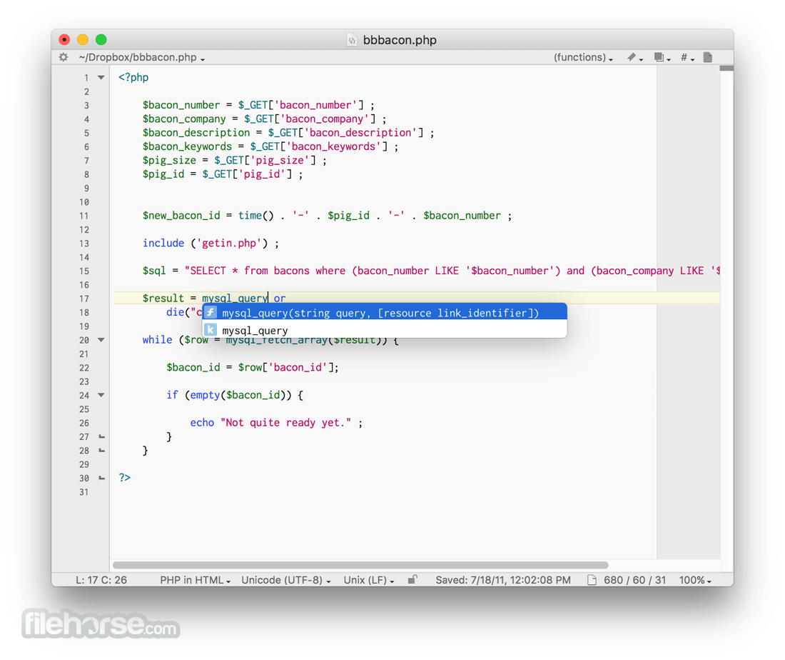 BBEdit 畫面截圖 1