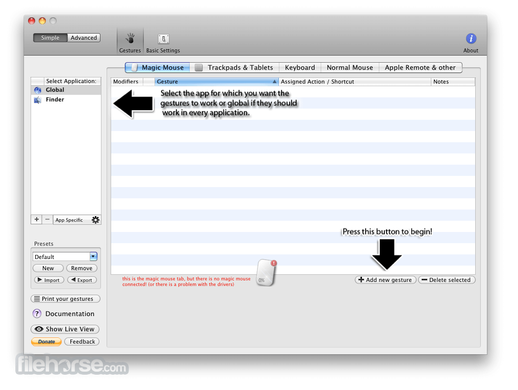 BetterTouchTool 畫面截圖 1