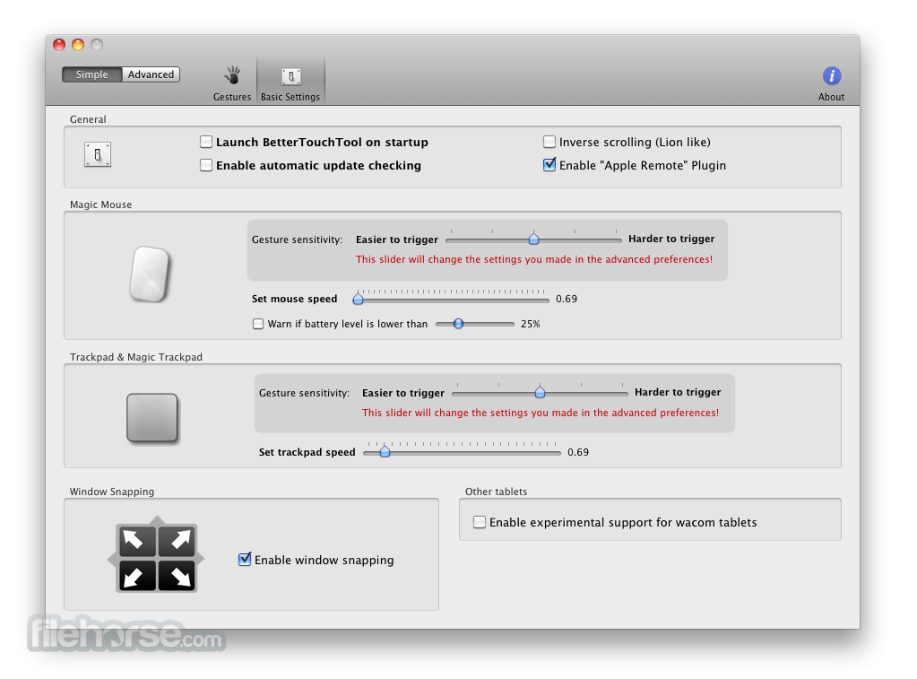 BetterTouchTool 畫面截圖 2