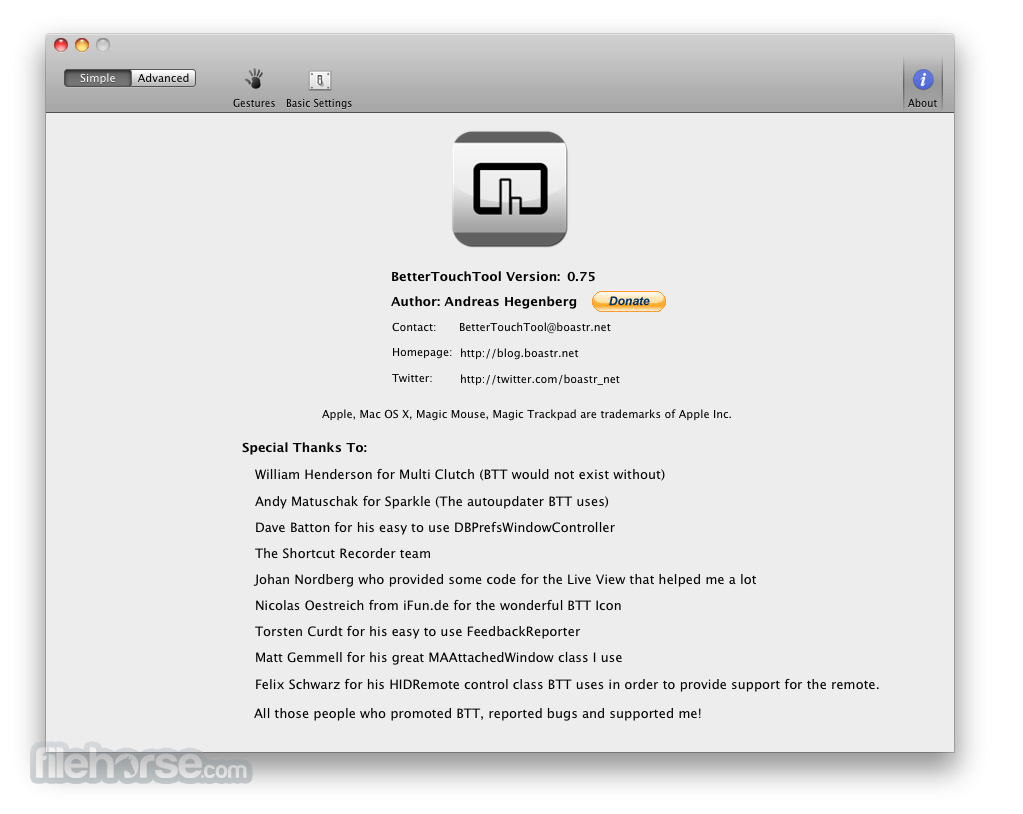 BetterTouchTool 畫面截圖 3