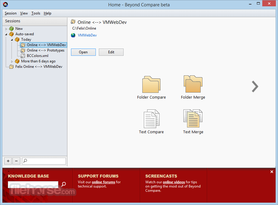 Beyond Compare 5.2.5 Build 畫面截圖 1