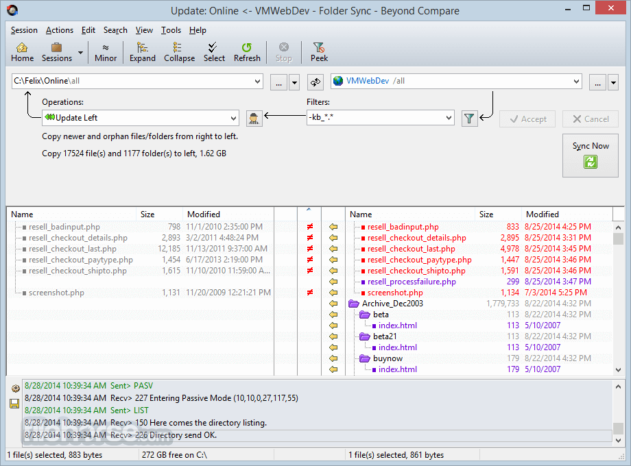 Beyond Compare 5.2.5 Build 畫面截圖 4