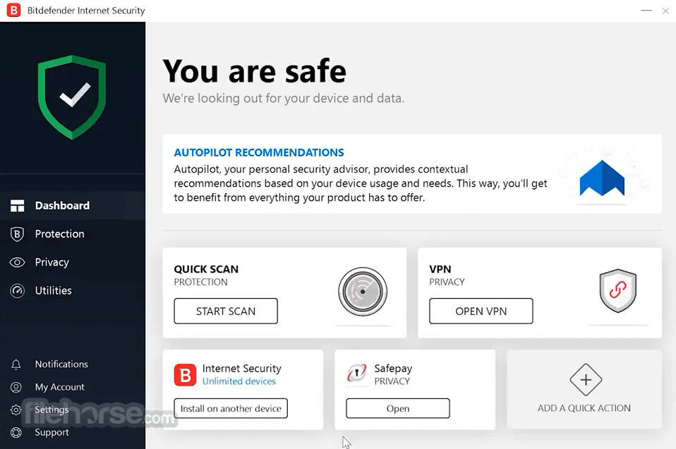 Bitdefender Internet Security 畫面截圖 1
