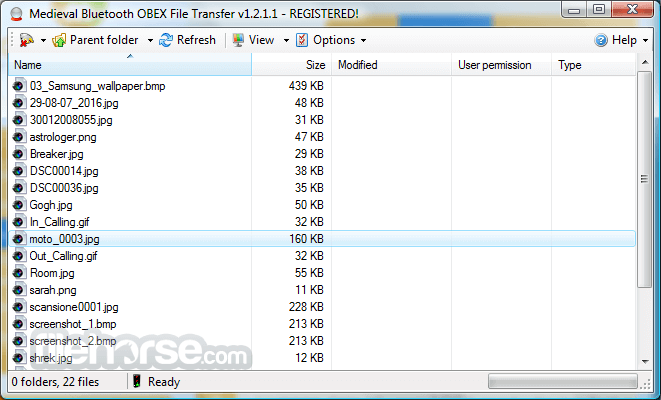 Bluetooth File Transfer 1.2.1.1 (PC) 畫面截圖 1