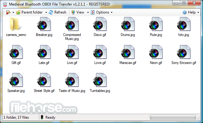 Bluetooth File Transfer 1.2.1.1 (PC) 畫面截圖 2