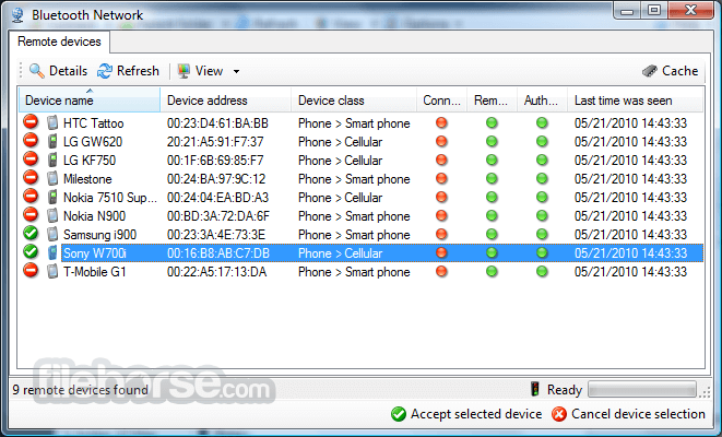 Bluetooth File Transfer 1.2.1.1 (PC) 畫面截圖 4