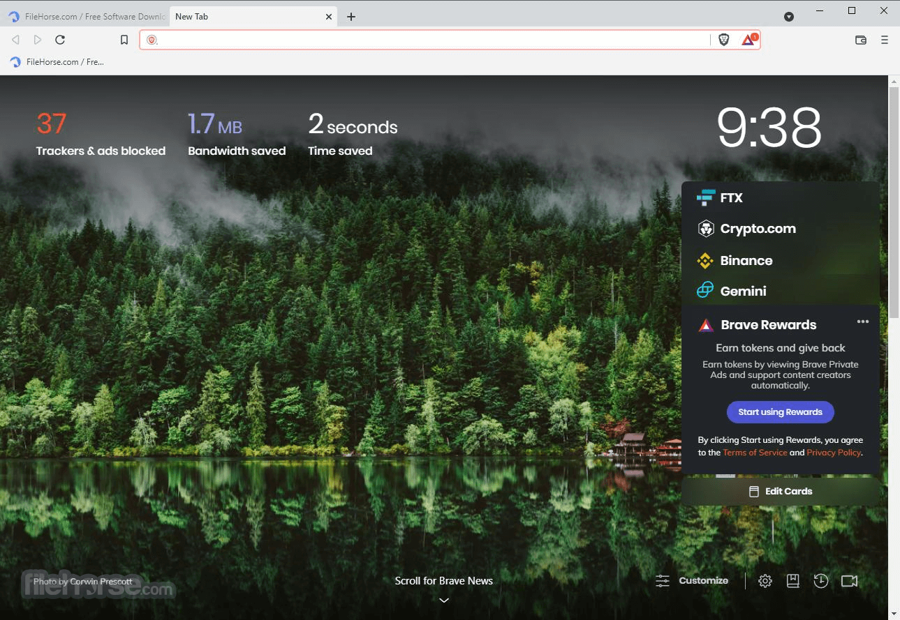 Brave Browser 1.93.134 (32-bit) 畫面截圖 1