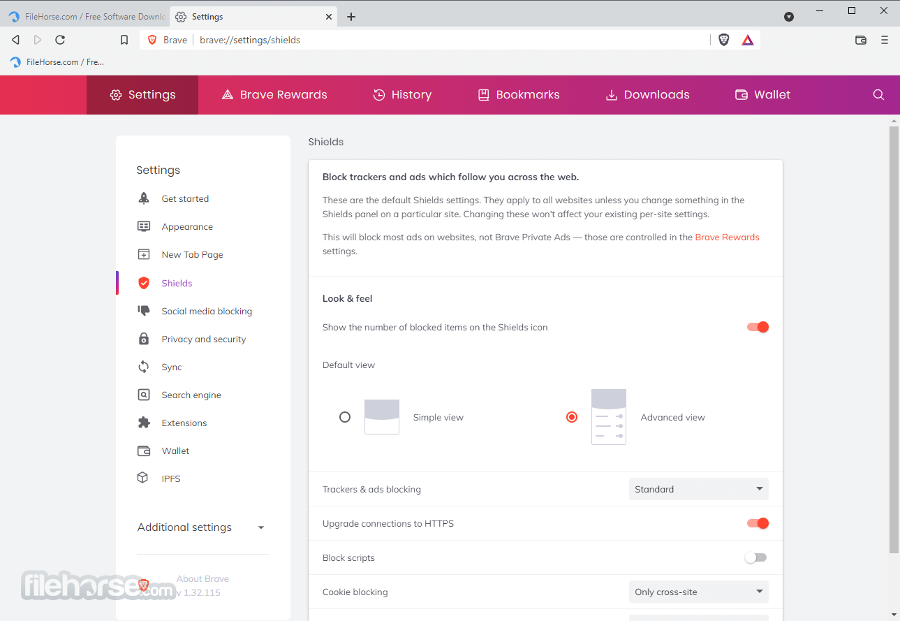 Brave Browser 1.93.134 (32-bit) 畫面截圖 4