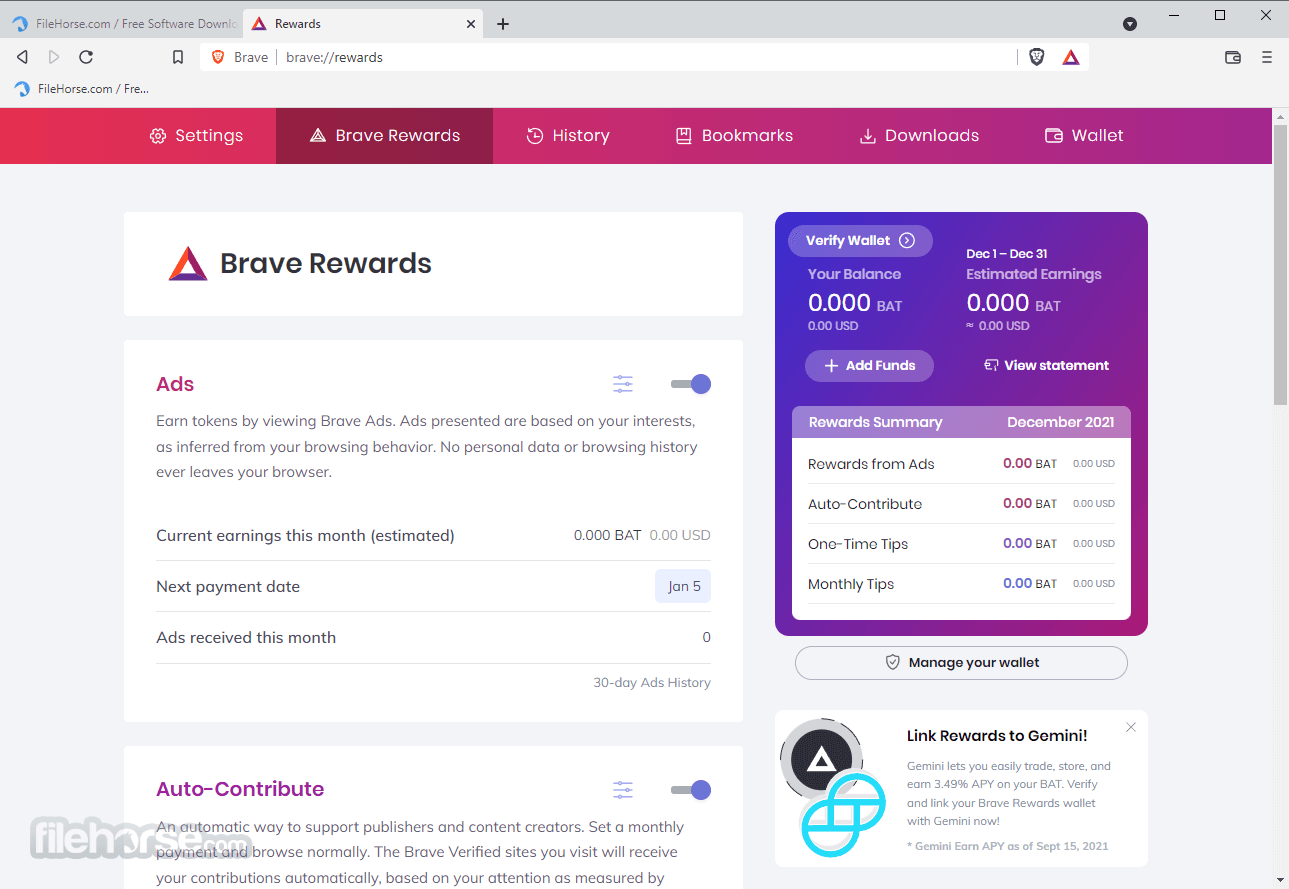 Brave Browser 1.93.134 (32-bit) 畫面截圖 5