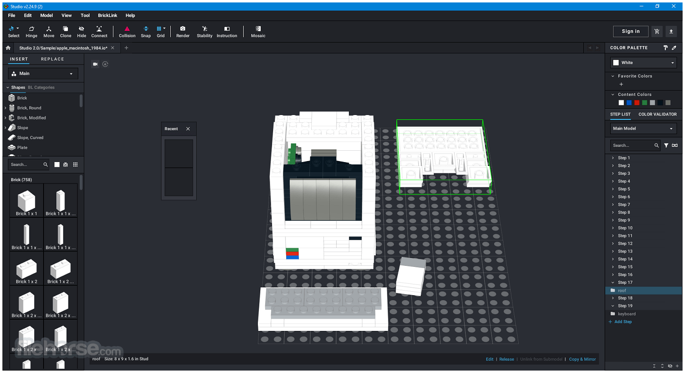 BrickLink Studio 畫面截圖 2