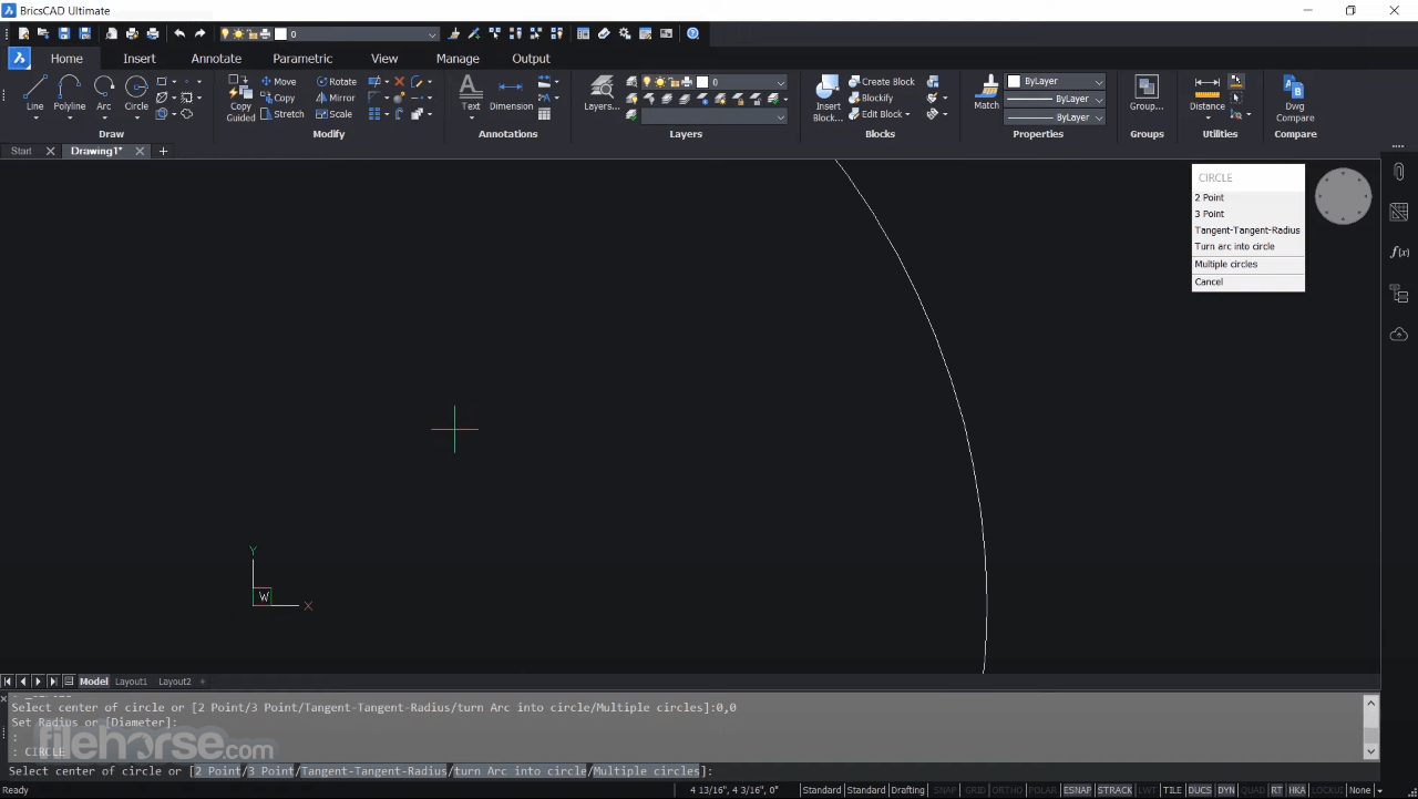 BricsCAD 畫面截圖 1
