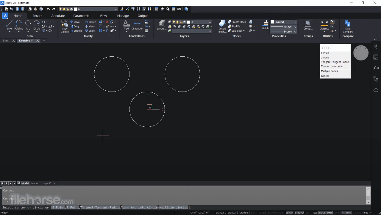 BricsCAD 畫面截圖 2