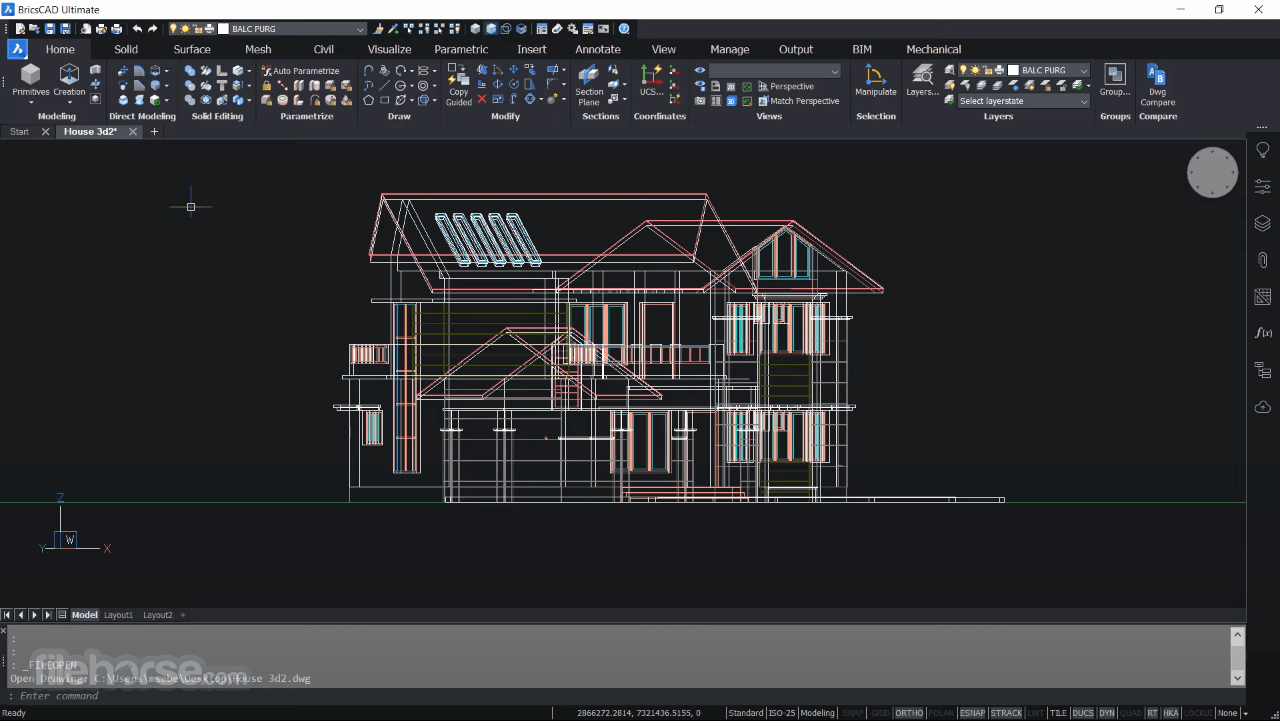 BricsCAD 畫面截圖 3