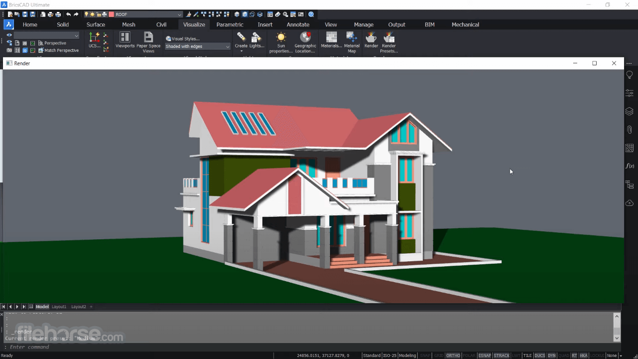 BricsCAD 畫面截圖 5