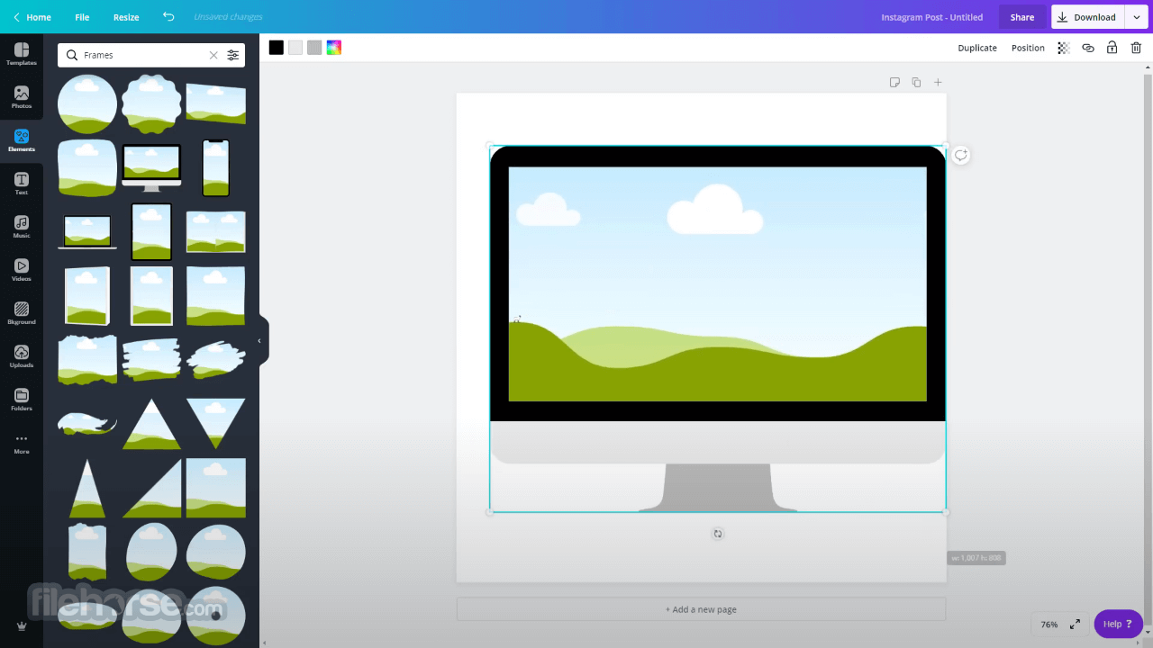Canva 畫面截圖 1