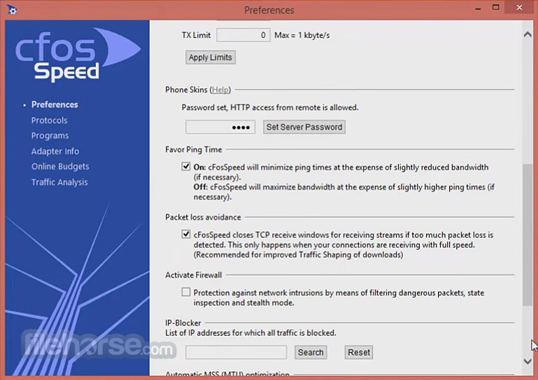 cFosSpeed 13.10 Build 畫面截圖 4