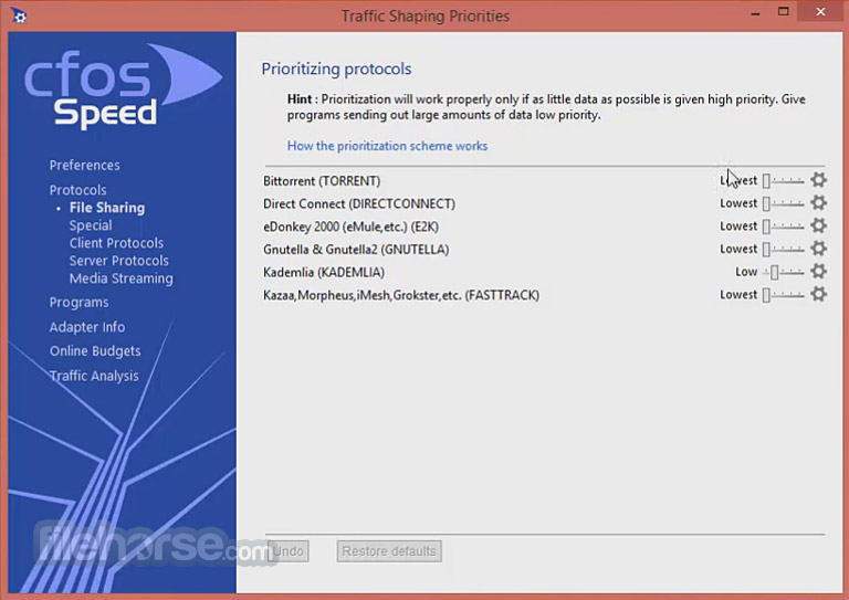cFosSpeed 13.10 Build 畫面截圖 5