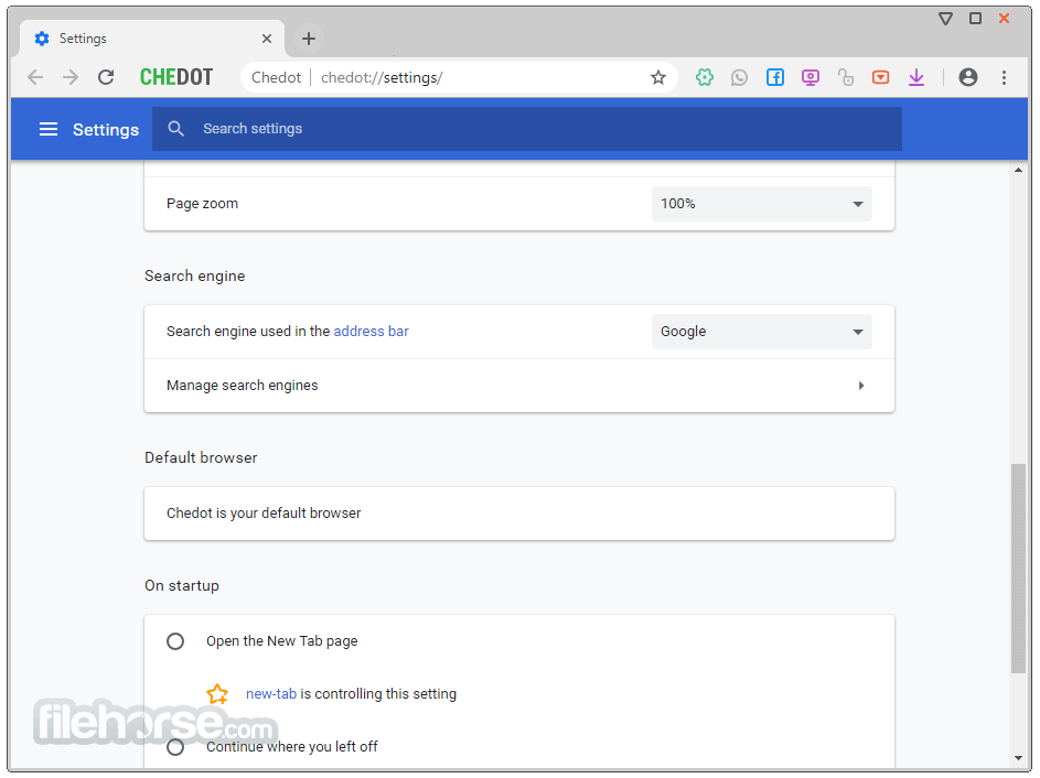 Chedot Browser 畫面截圖 4