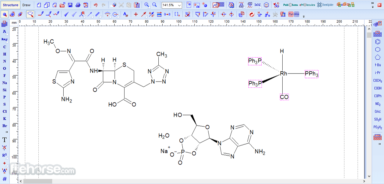 ChemSketch 畫面截圖 1