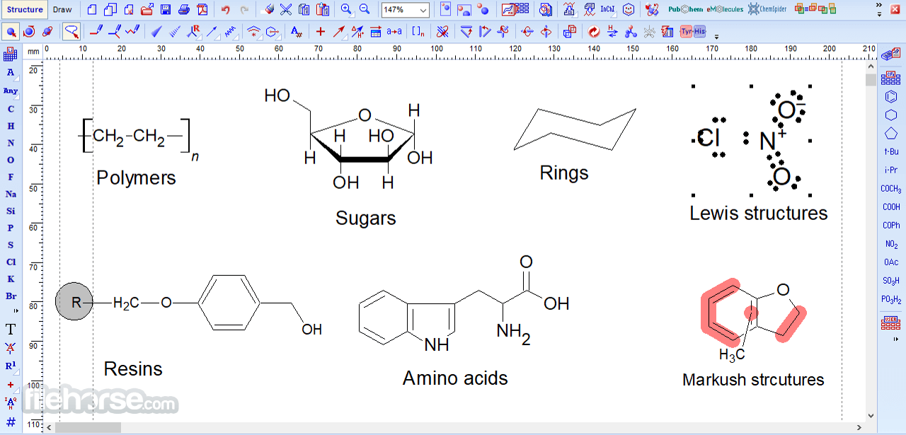 ChemSketch 畫面截圖 3