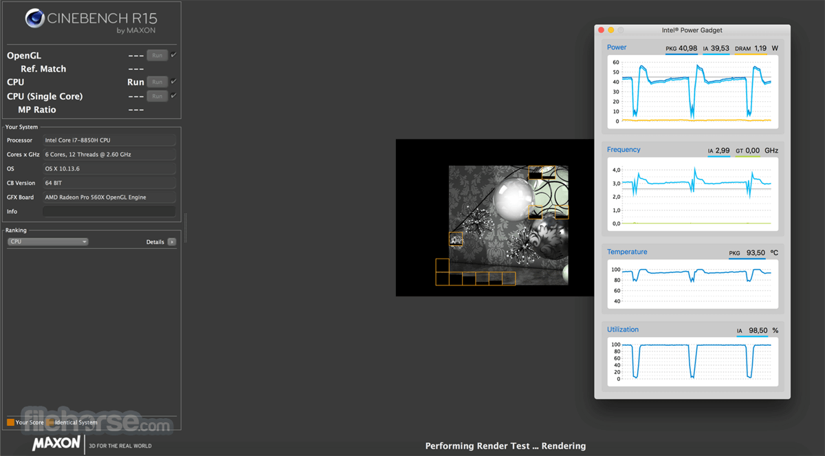 CINEBENCH 2026.1.3 for Mac 畫面截圖 1