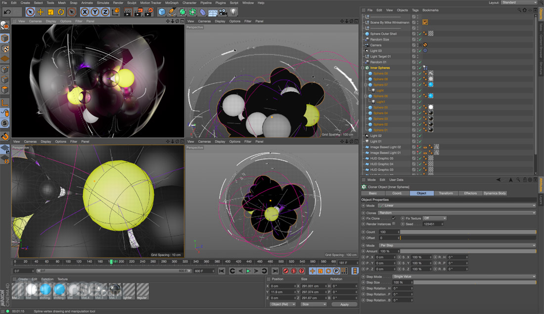 CINEMA 4D 畫面截圖 1