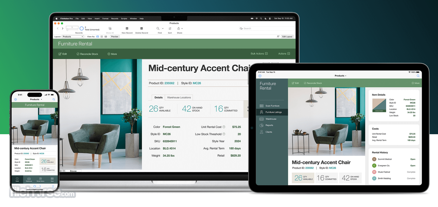 FileMaker Pro 畫面截圖 1