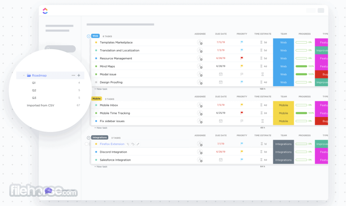ClickUp - Manage Teams & Tasks 畫面截圖 5