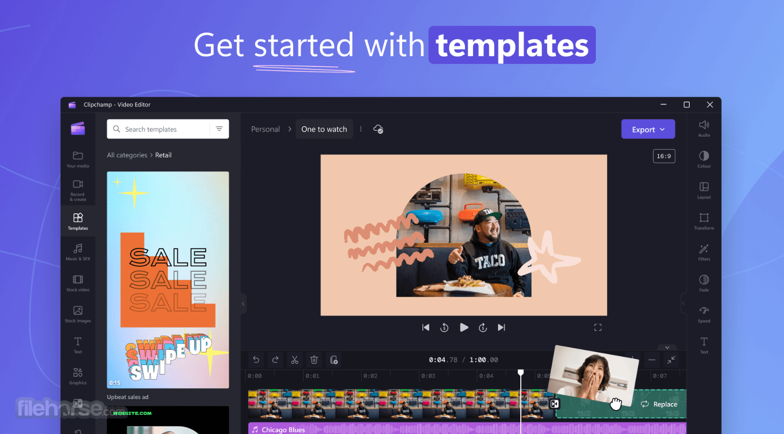 Clipchamp Video Editor 畫面截圖 2