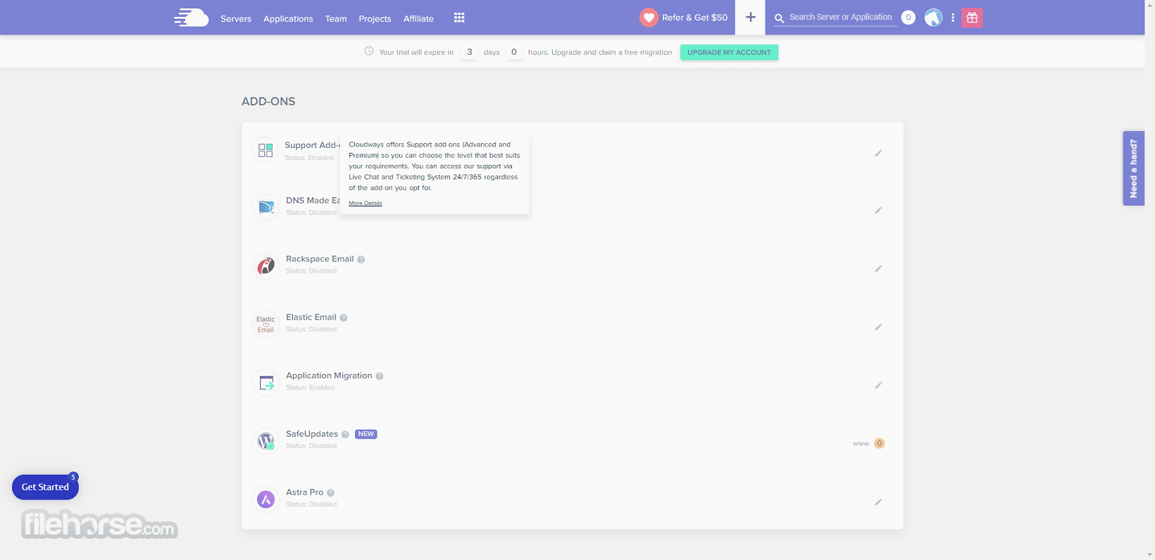 Cloudways - Managed Cloud Hosting 畫面截圖 3
