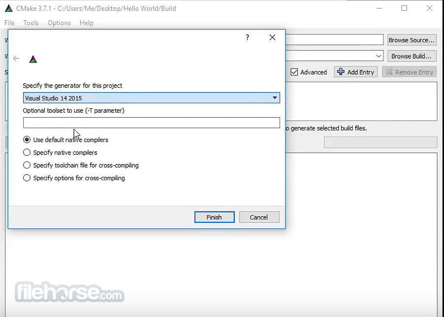 Cmake 4.4.1 (64-bit) 畫面截圖 2