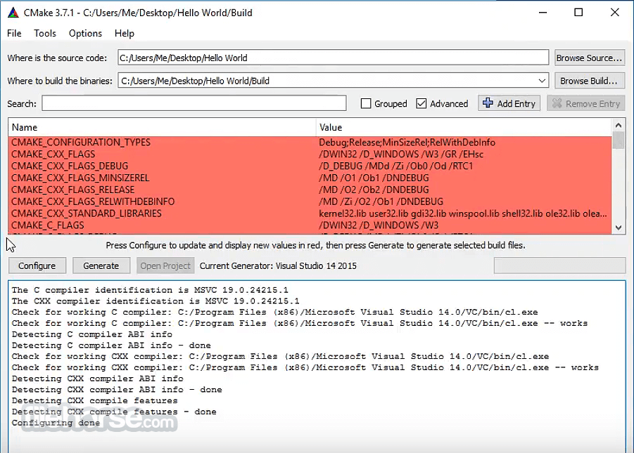 Cmake 4.4.1 (64-bit) 畫面截圖 3