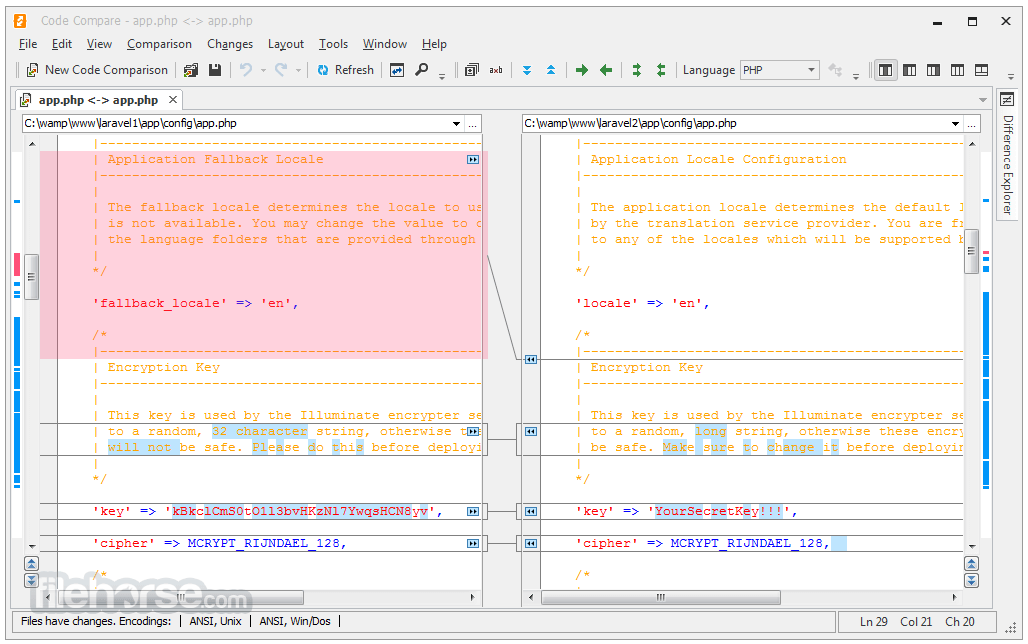 Code Compare 畫面截圖 2