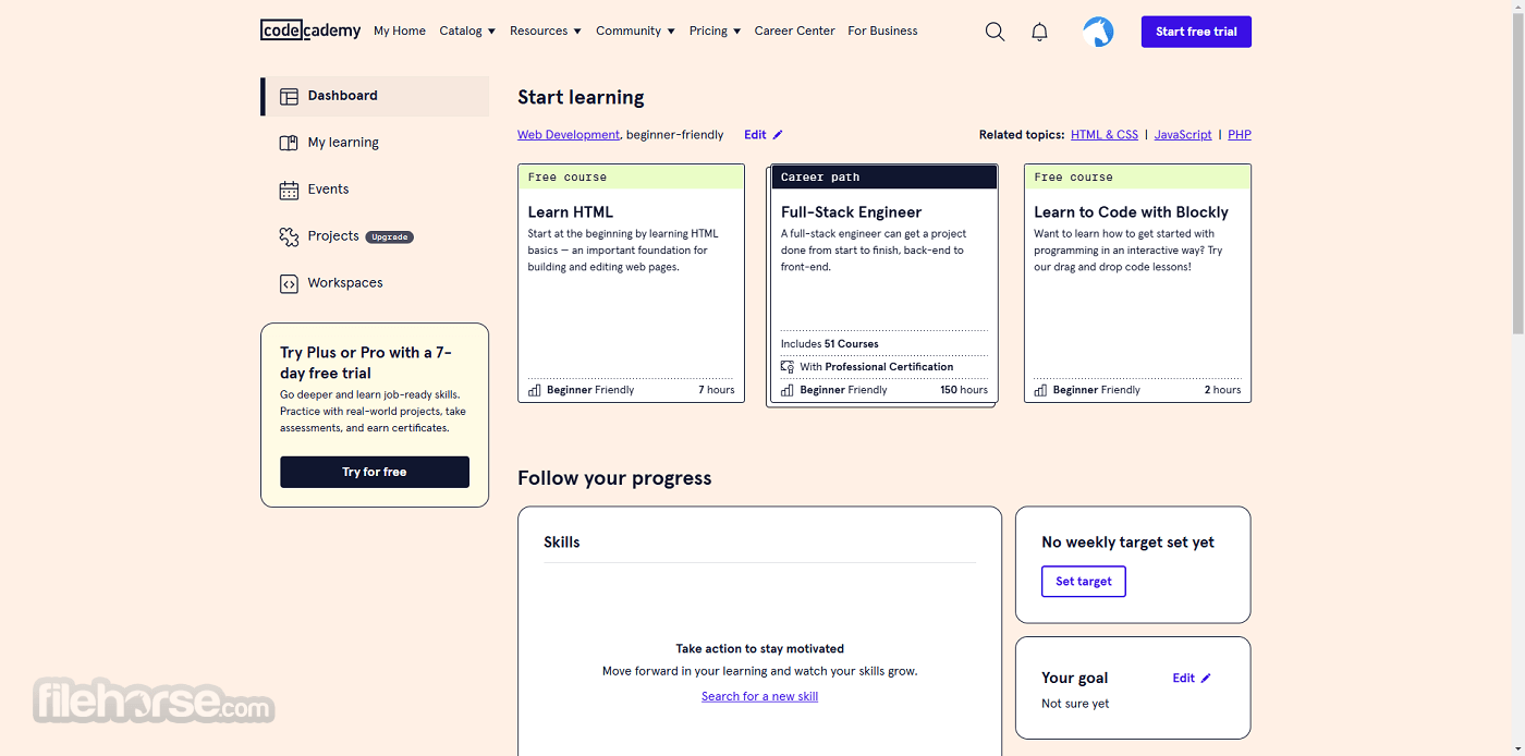 Codecademy - Learn to Code 畫面截圖 1