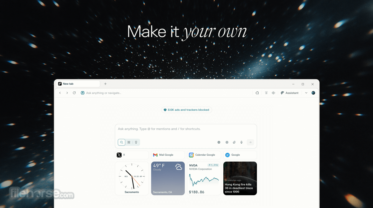 Comet Browser by Perplexity 畫面截圖 1