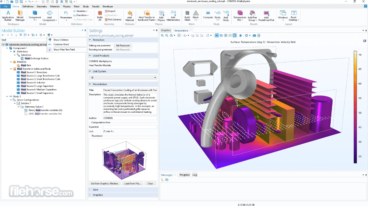 Comsol Multiphysics 畫面截圖 1