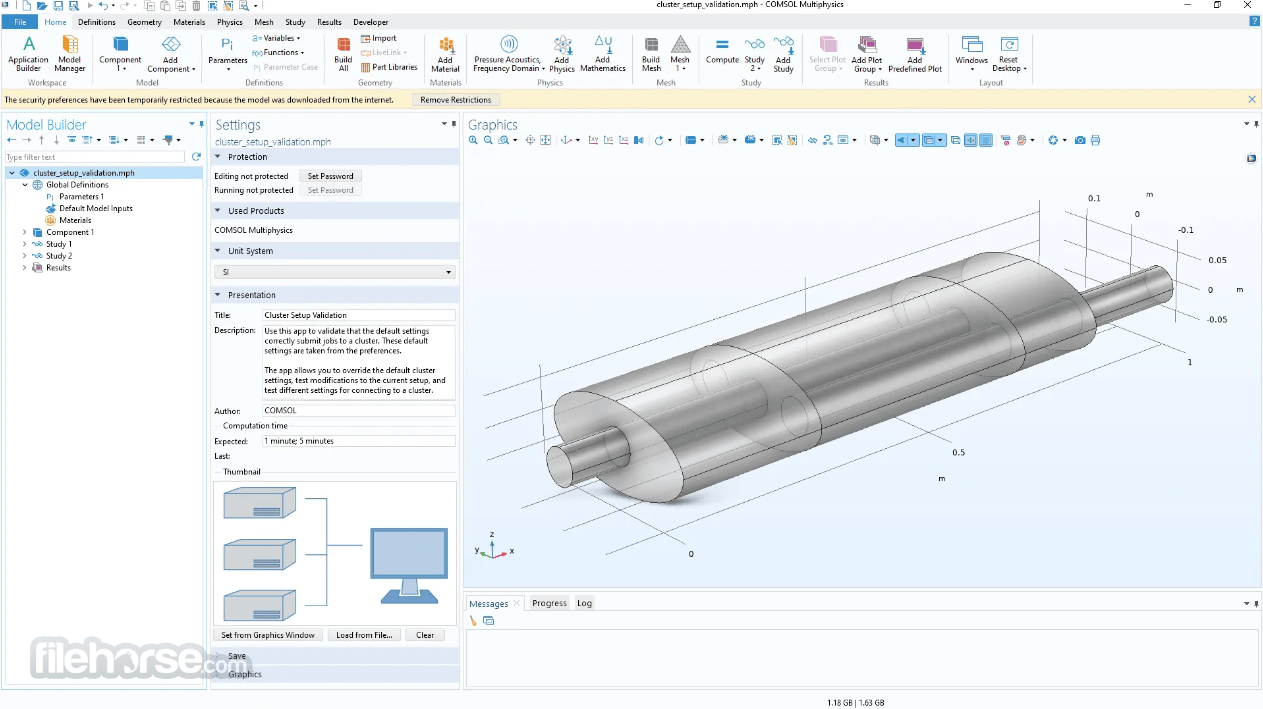 Comsol Multiphysics 畫面截圖 2