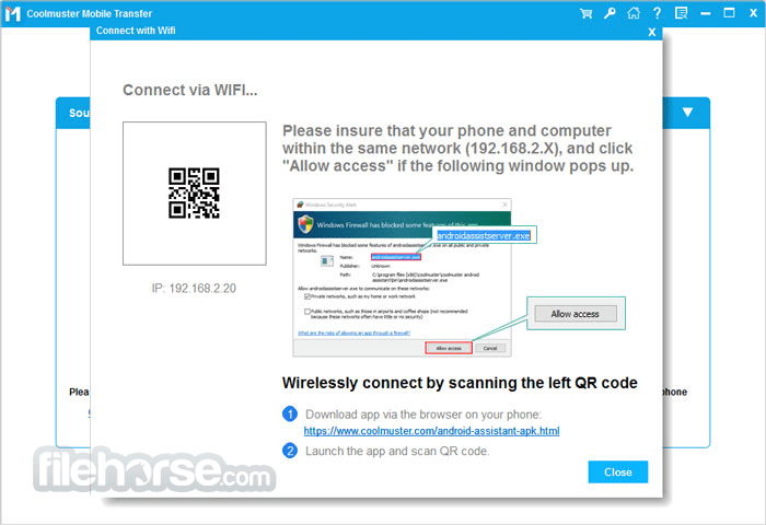 Coolmuster Mobile Transfer 畫面截圖 3