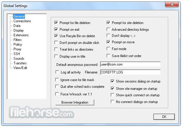 Core FTP LE 2.3 Beta (64-bit) 畫面截圖 3