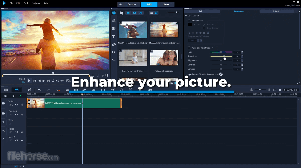 Corel VideoStudio Ultimate 2023 畫面截圖 1