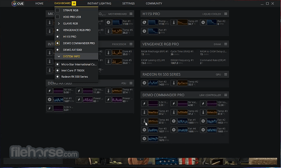 Corsair Utility Engine - iCUE 畫面截圖 4