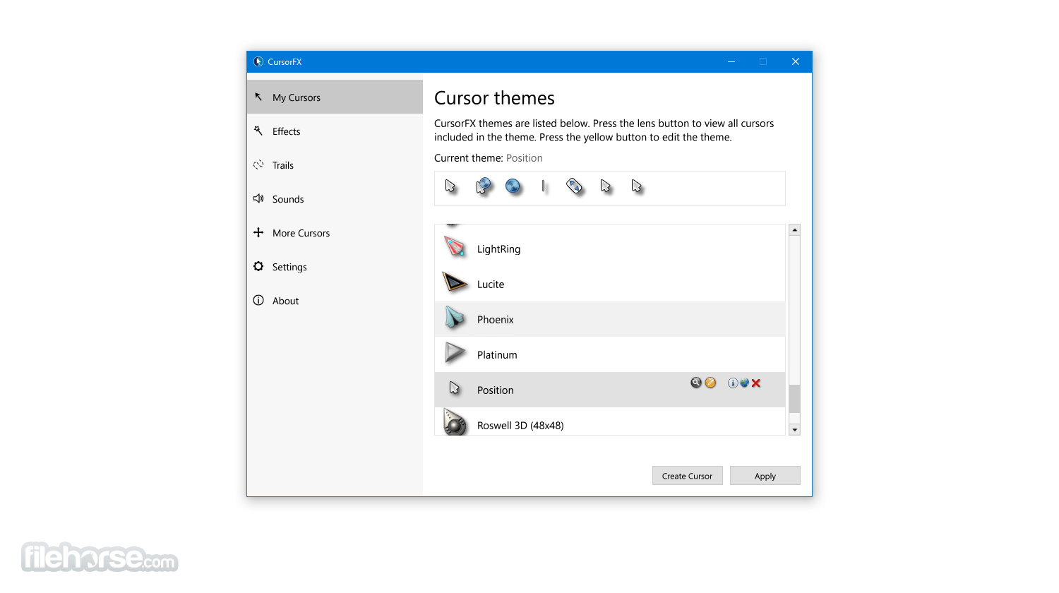 CursorFX 畫面截圖 1