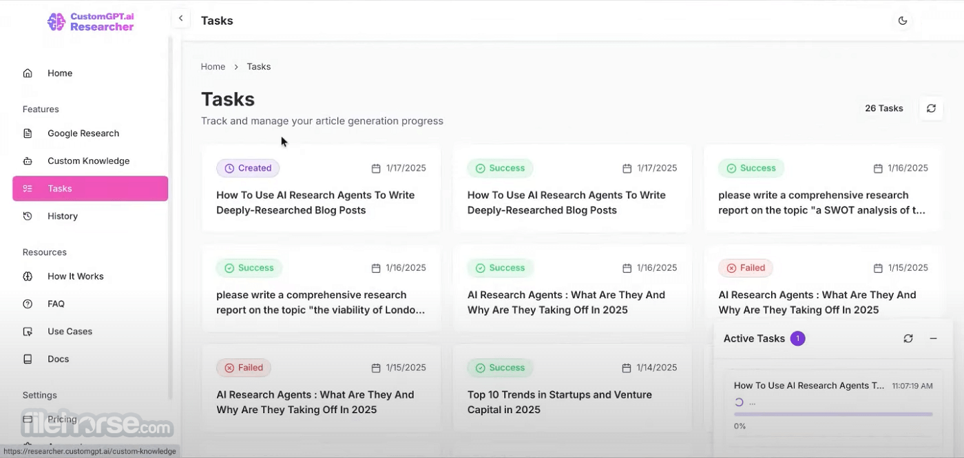 CustomGPT AI - Create custom versions of ChatGPT 畫面截圖 3