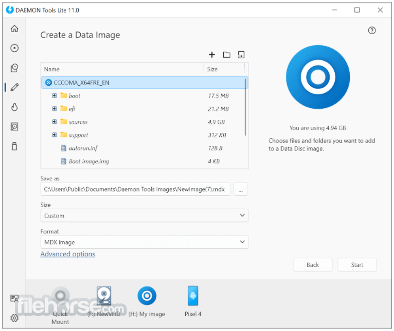 DAEMON Tools Lite 畫面截圖 4