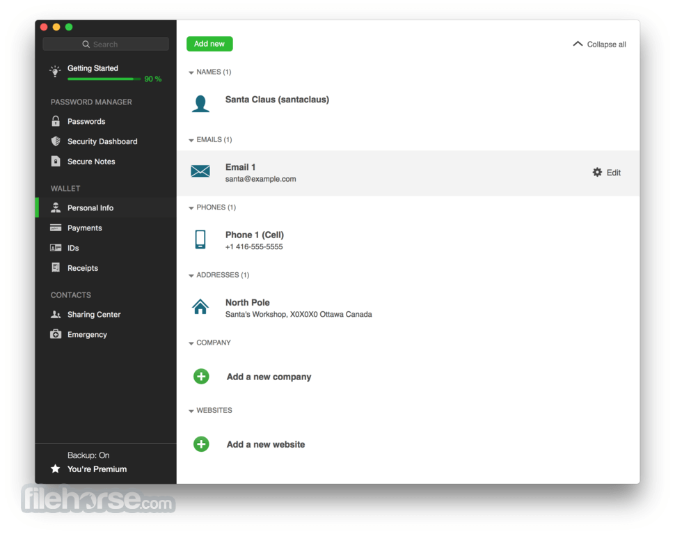 Dashlane 畫面截圖 2